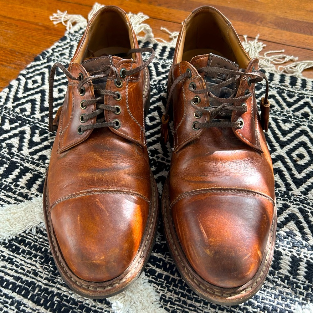 Johnston & Murphey Passport cap to shoes. Men’s Size 9.5